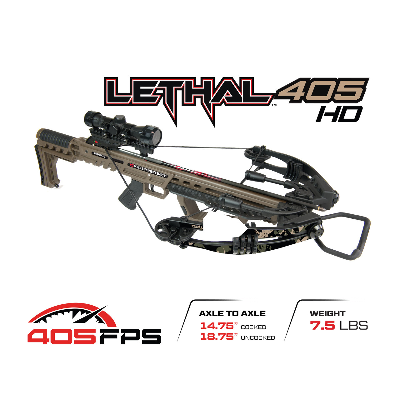 Killer Instinct Lethal 405 HD Crossbow Kit